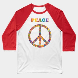 Peace symbol colors Baseball T-Shirt